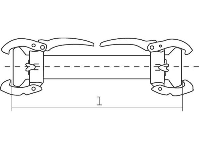 M-deel / M-deel 4" verloop