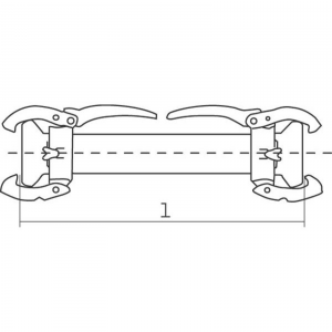 M-deel / M-deel 6" verloop